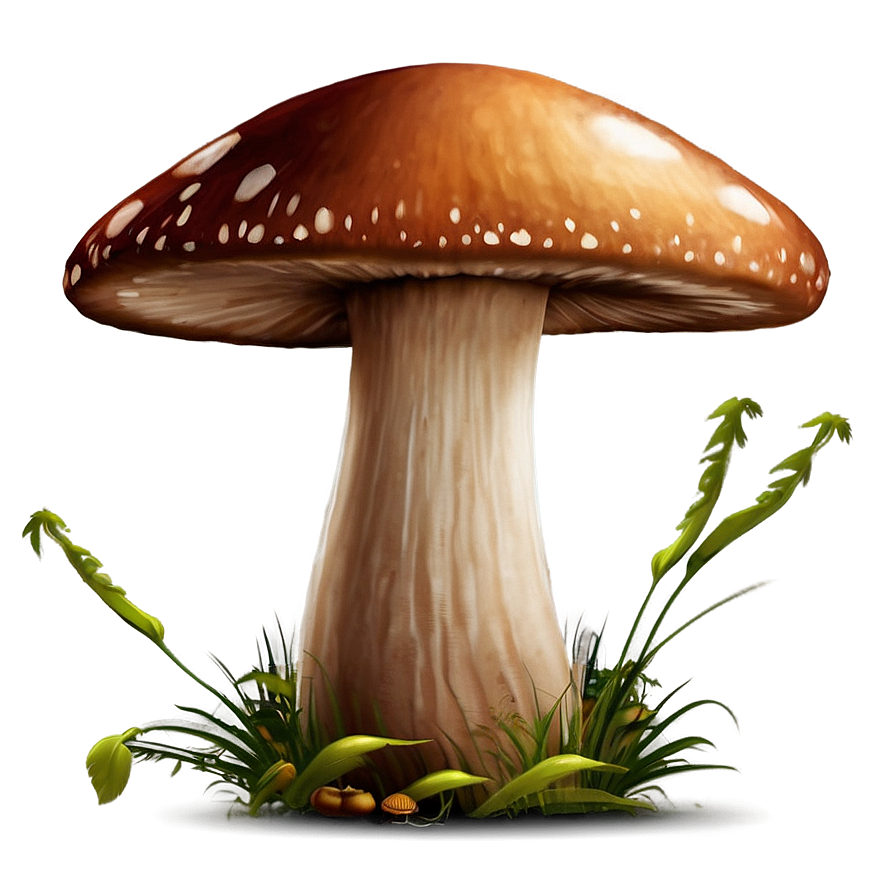 Mushroom Character Cartoon Png Qvk16 PNG image