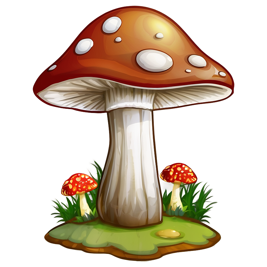 Mushroom World Cartoon Png Vri PNG image