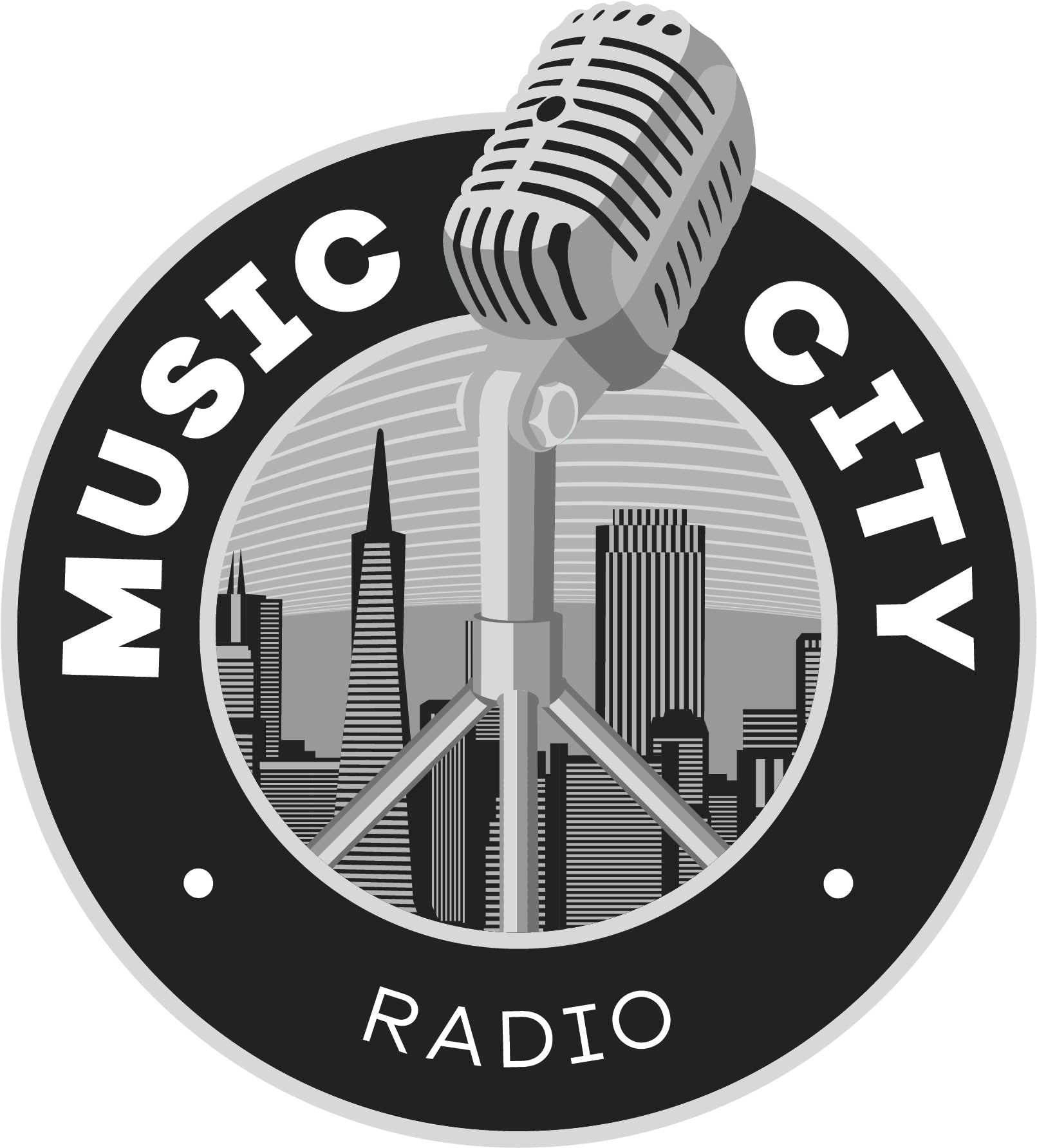 Music City Radio Logo PNG image