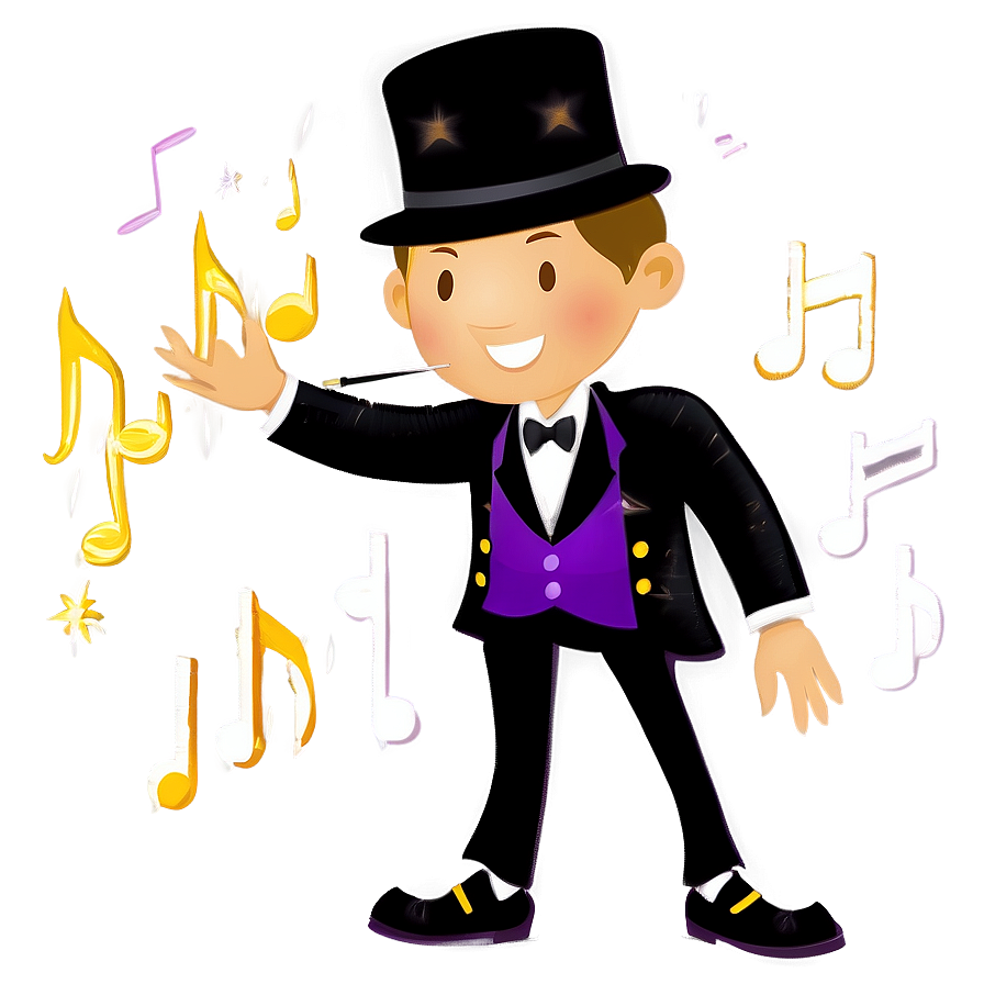 Music Conductor Clipart Png 06272024 PNG image