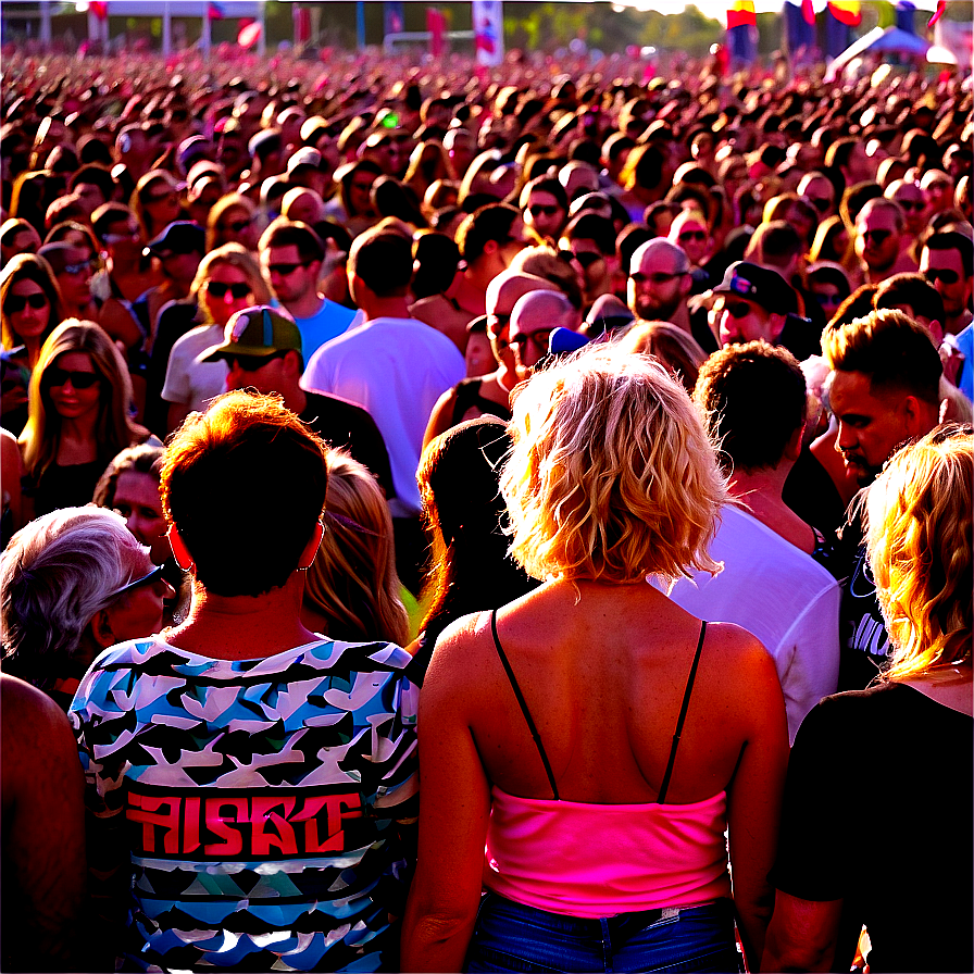 Music Festival Crowd Png Vnb PNG image