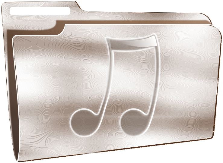 Music Folder Icon PNG image