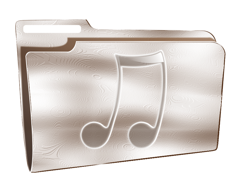 Music Folder Icon PNG image