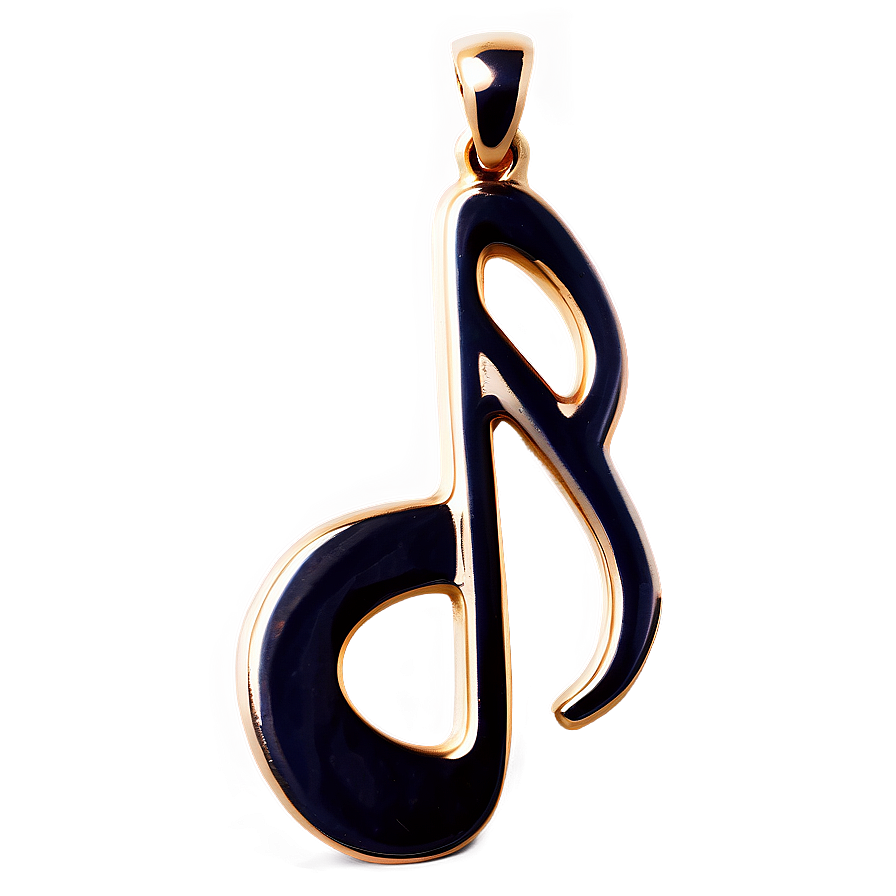 Music Note Pendant Png Ang40 PNG image