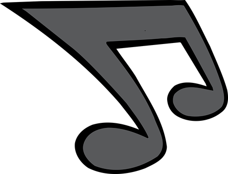 Music Notes Silhouette PNG image