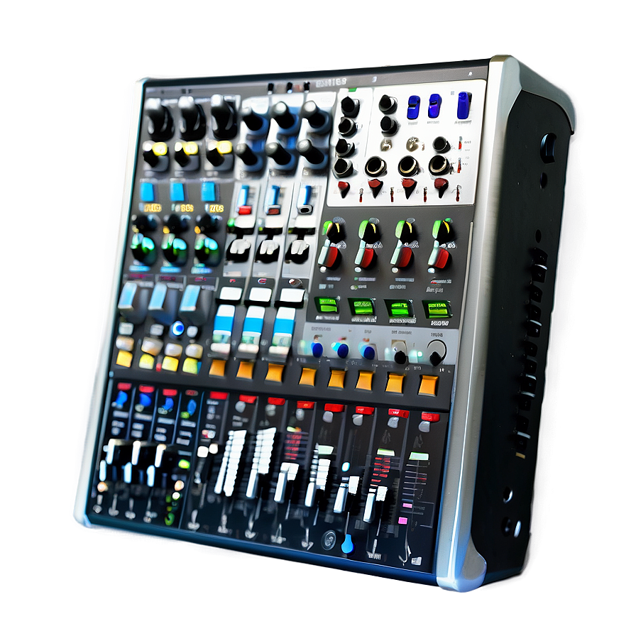 Music Production Mixer Interface Png 06132024 PNG image