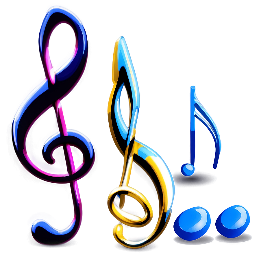 Musical Note Flat Design Png Rtp60 PNG image