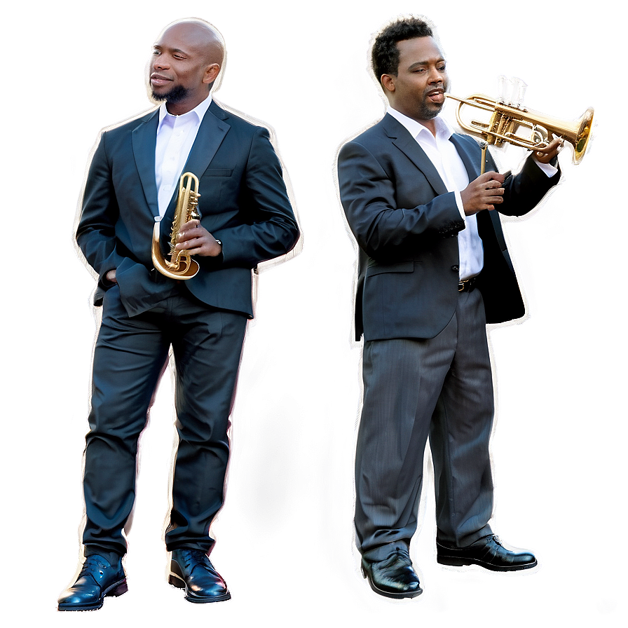 Musicians Standing Together Png 06122024 PNG image