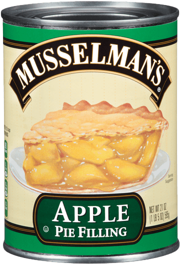 Musselmans Apple Pie Filling Can PNG image