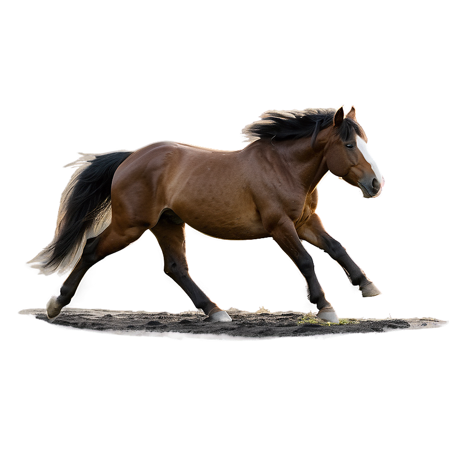 Mustang Horse In Moonlight Png 24 PNG image