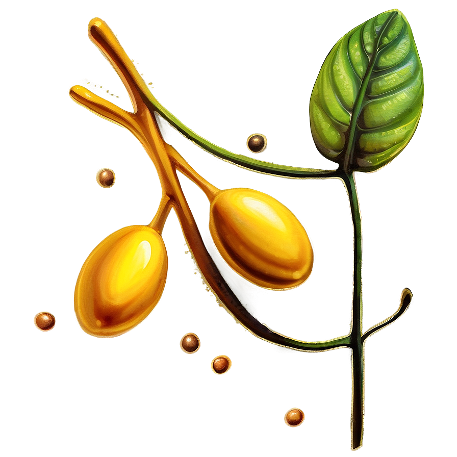 Mustard Seed Drawing Png 05242024 PNG image