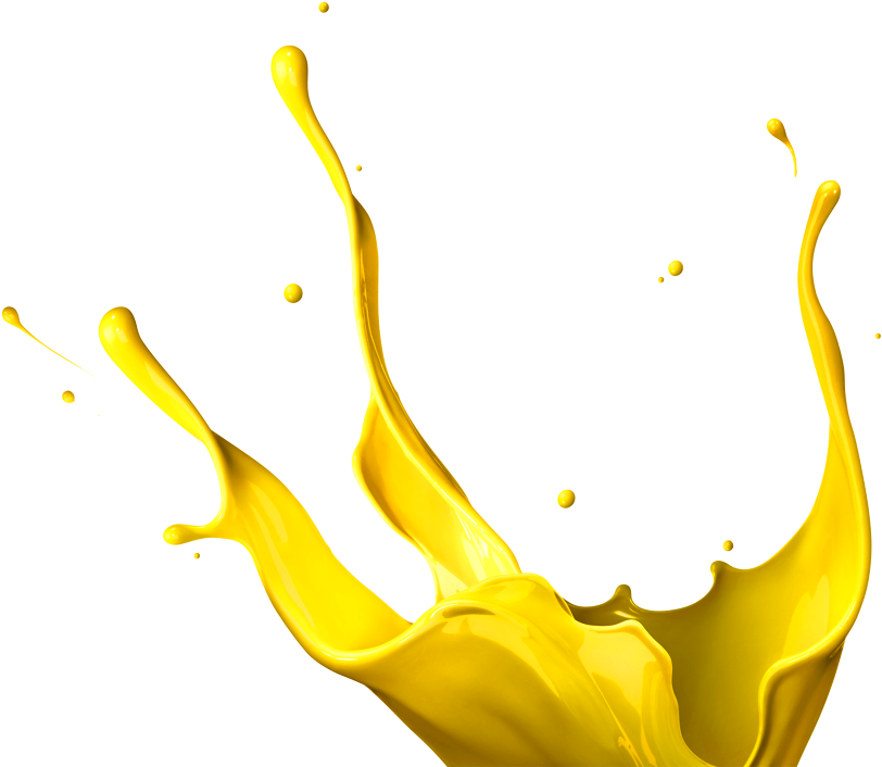 Mustard Splash Art PNG image