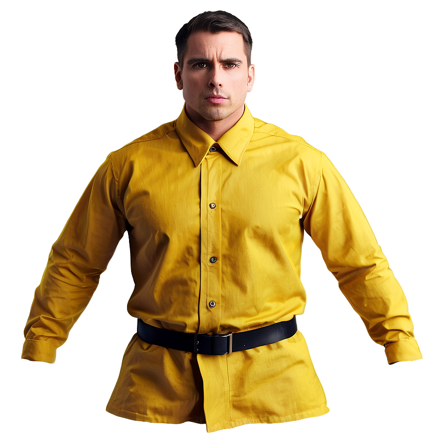 Mustard Yellow Blank Shirt Png 80 PNG image