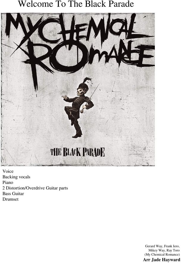 My Chemical Romance Black Parade Cover Art PNG image
