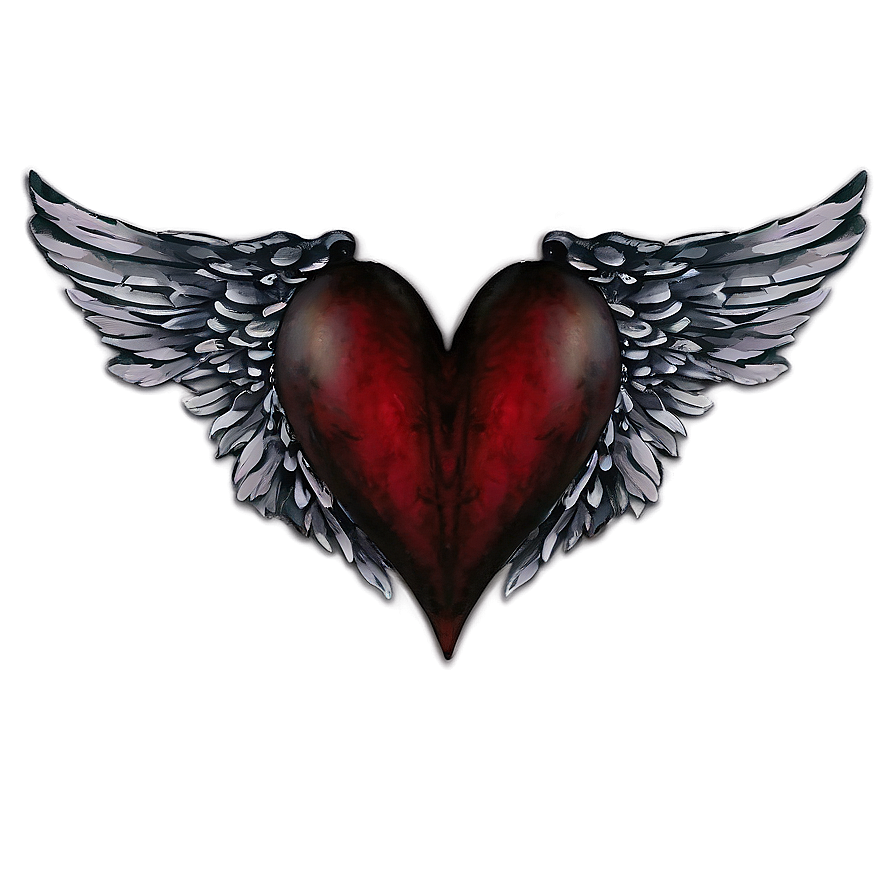 My Heart Was Not Ready Angel Wings Png Yba PNG image