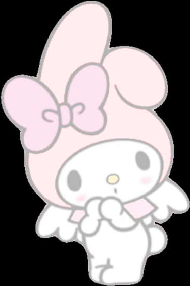 My Melody Cute Pose PNG image