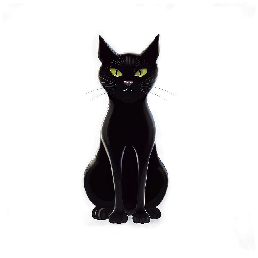 Mysterious Black Cat Png Uyt34 PNG image