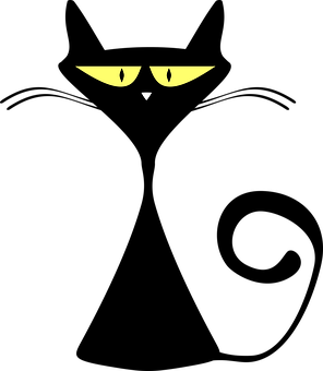 Mysterious Cat Eyesin Darkness PNG image