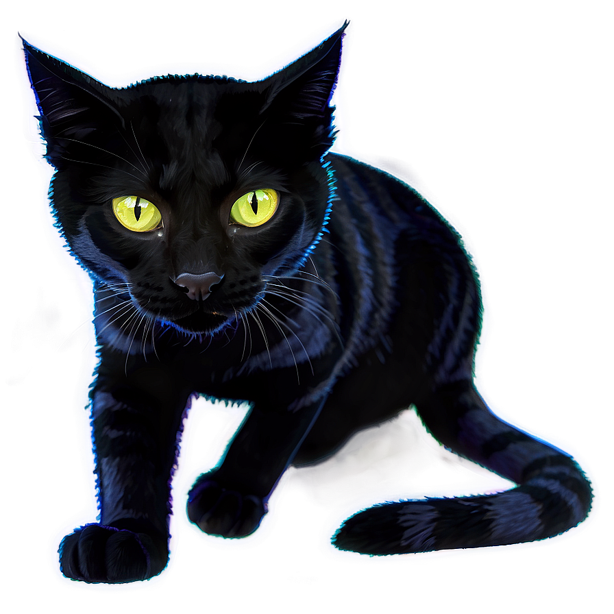 Mysterious Cat Shadow Png B PNG image