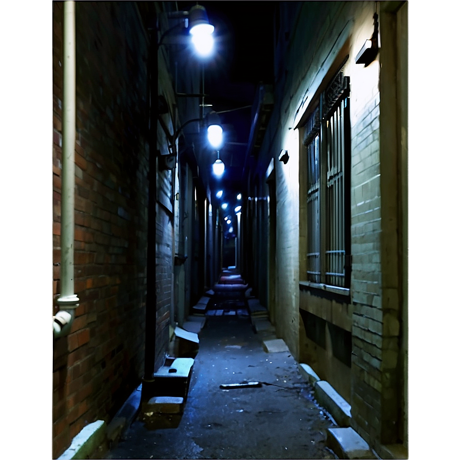 Mysterious Dark Alley Png Rnn PNG image