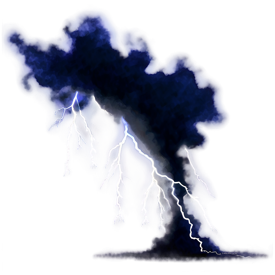 Mysterious Dark Lightning Png 06242024 PNG image