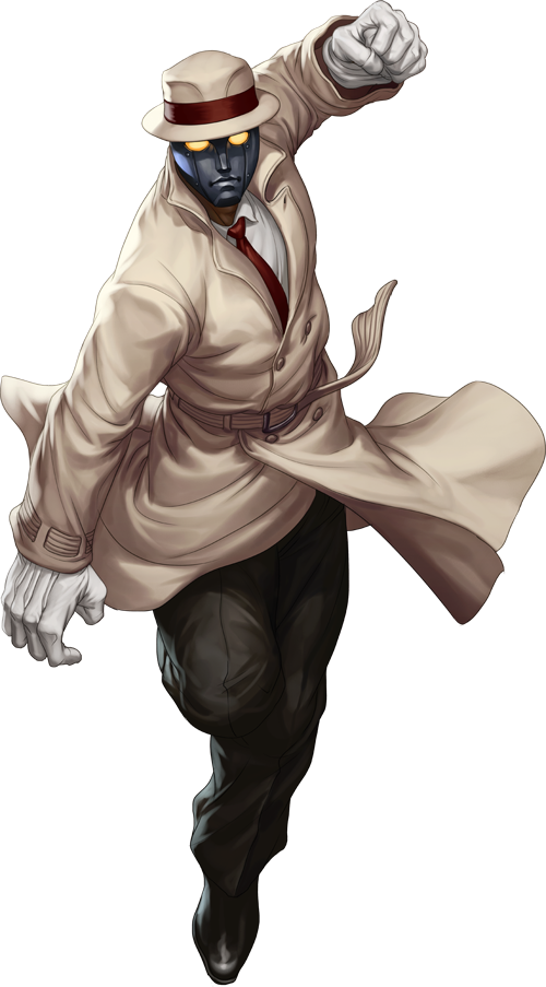 Mysterious Detective Anime Character PNG image