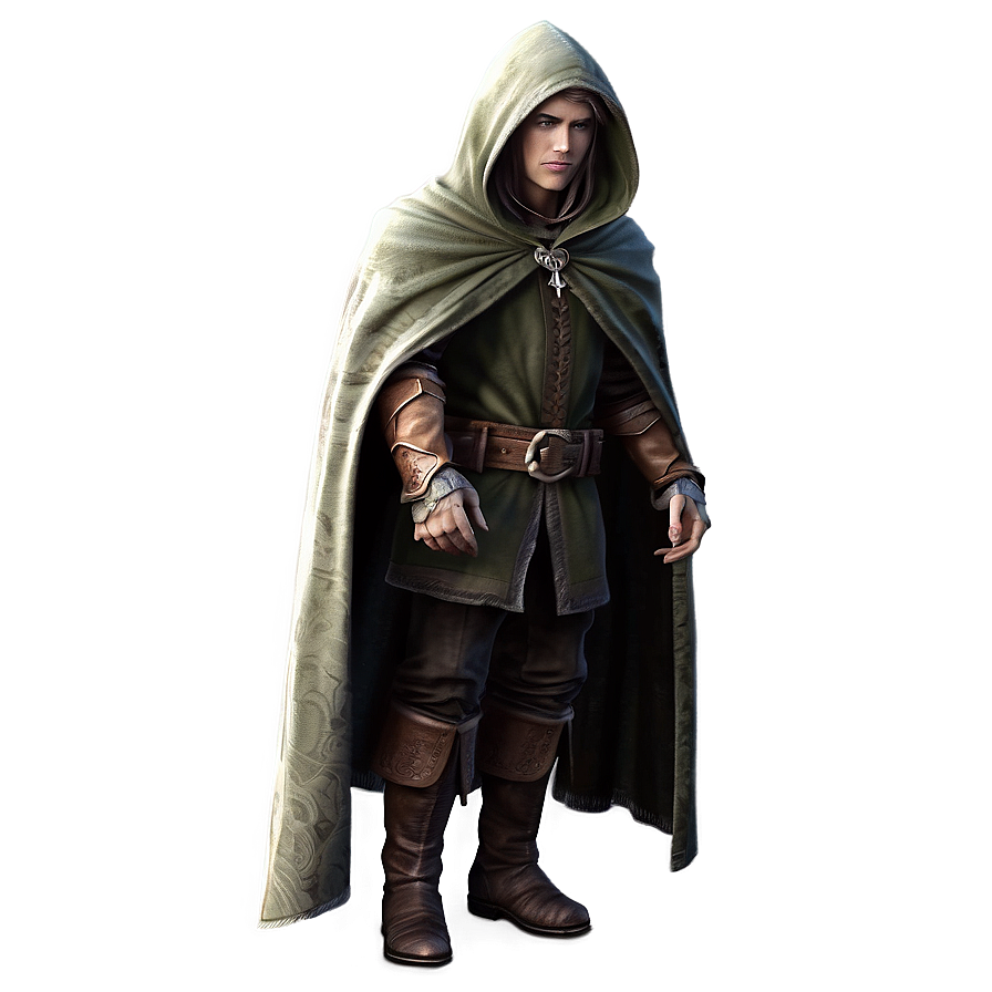 Mysterious Elf In Cloak Png Fme PNG image