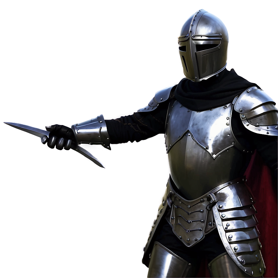 Mysterious Knight In Black Png 06272024 PNG image