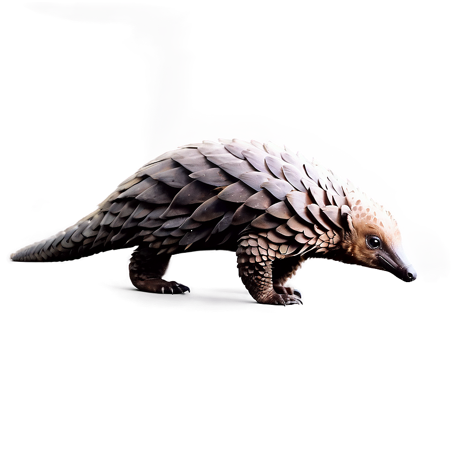 Mysterious Pangolin In The Shadows Png 06212024 PNG image