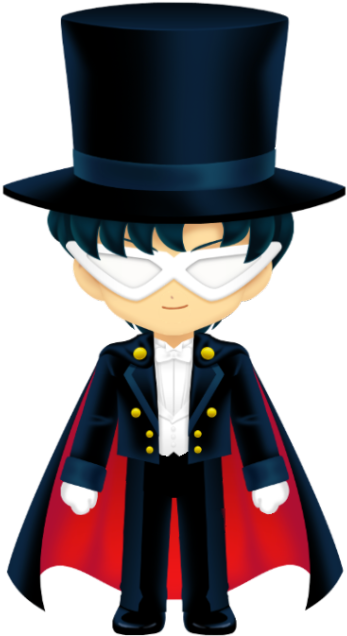 Mysterious Sailor Character PNG image