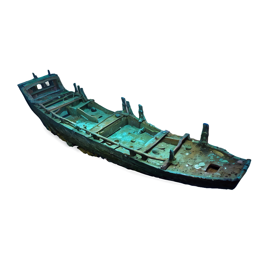 Mysterious Shipwreck Ocean Floor Png Ttd33 PNG image