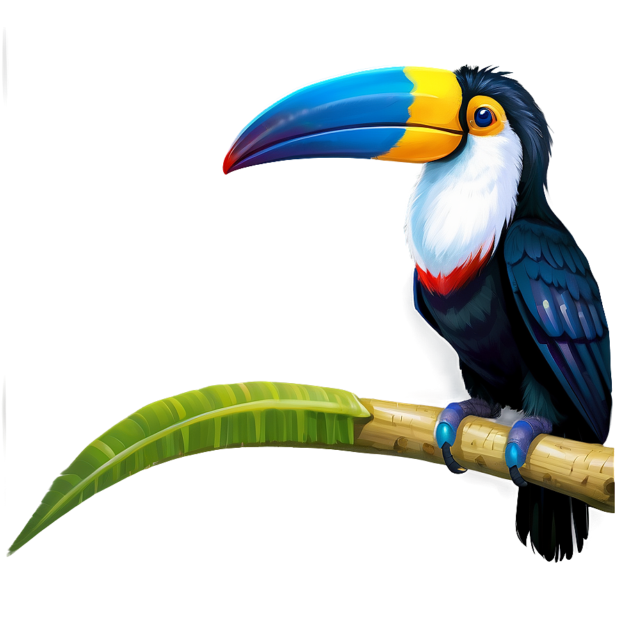 Mysterious Toucan In Shadows Png Fim PNG image