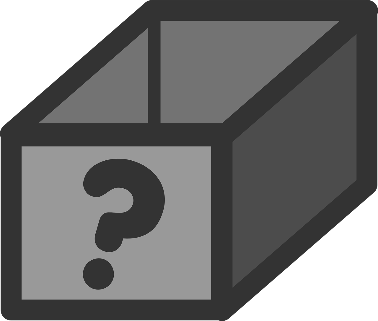 Mystery Black Box Icon PNG image