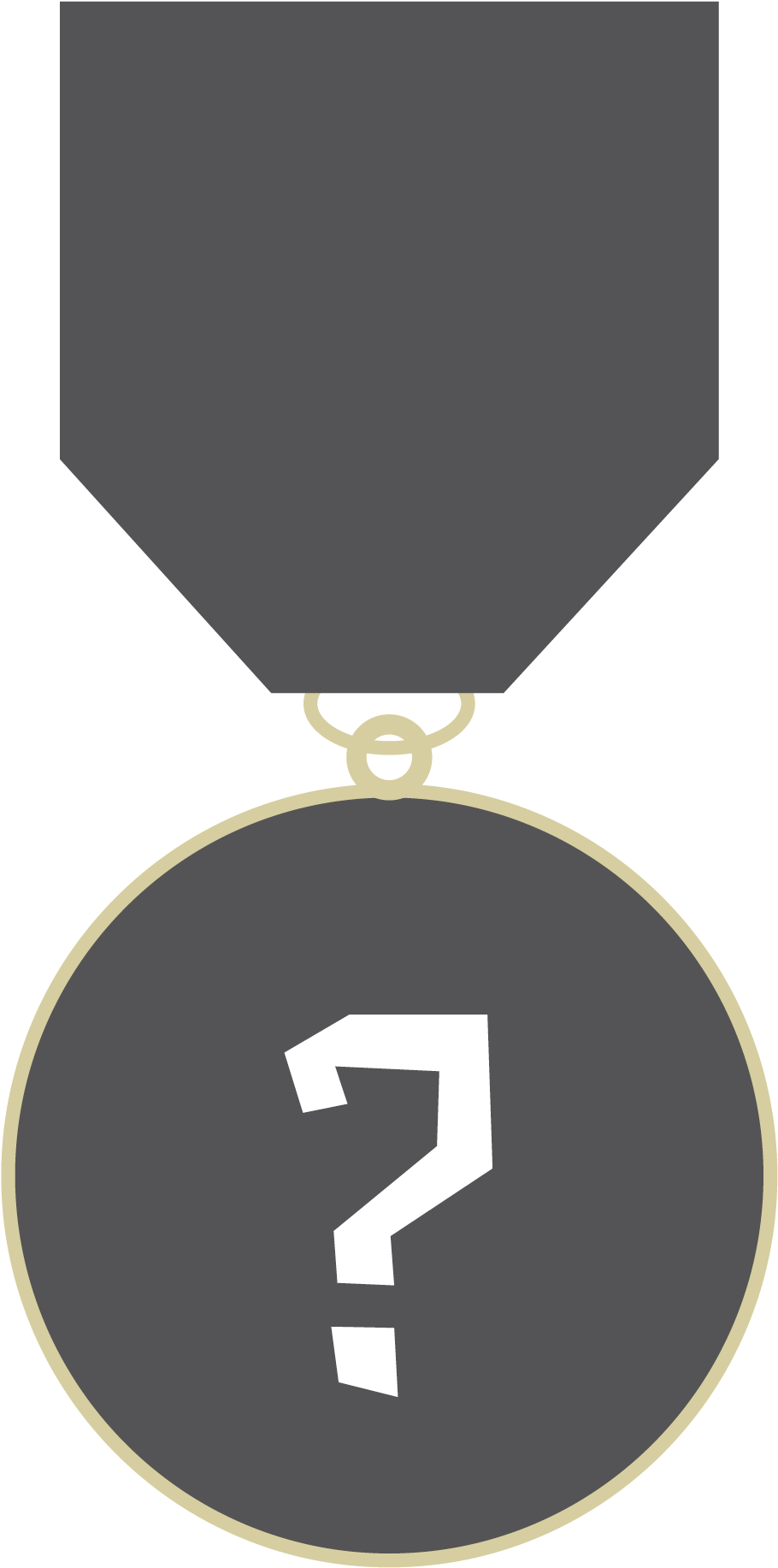 Mystery Medal Question Mark PNG image