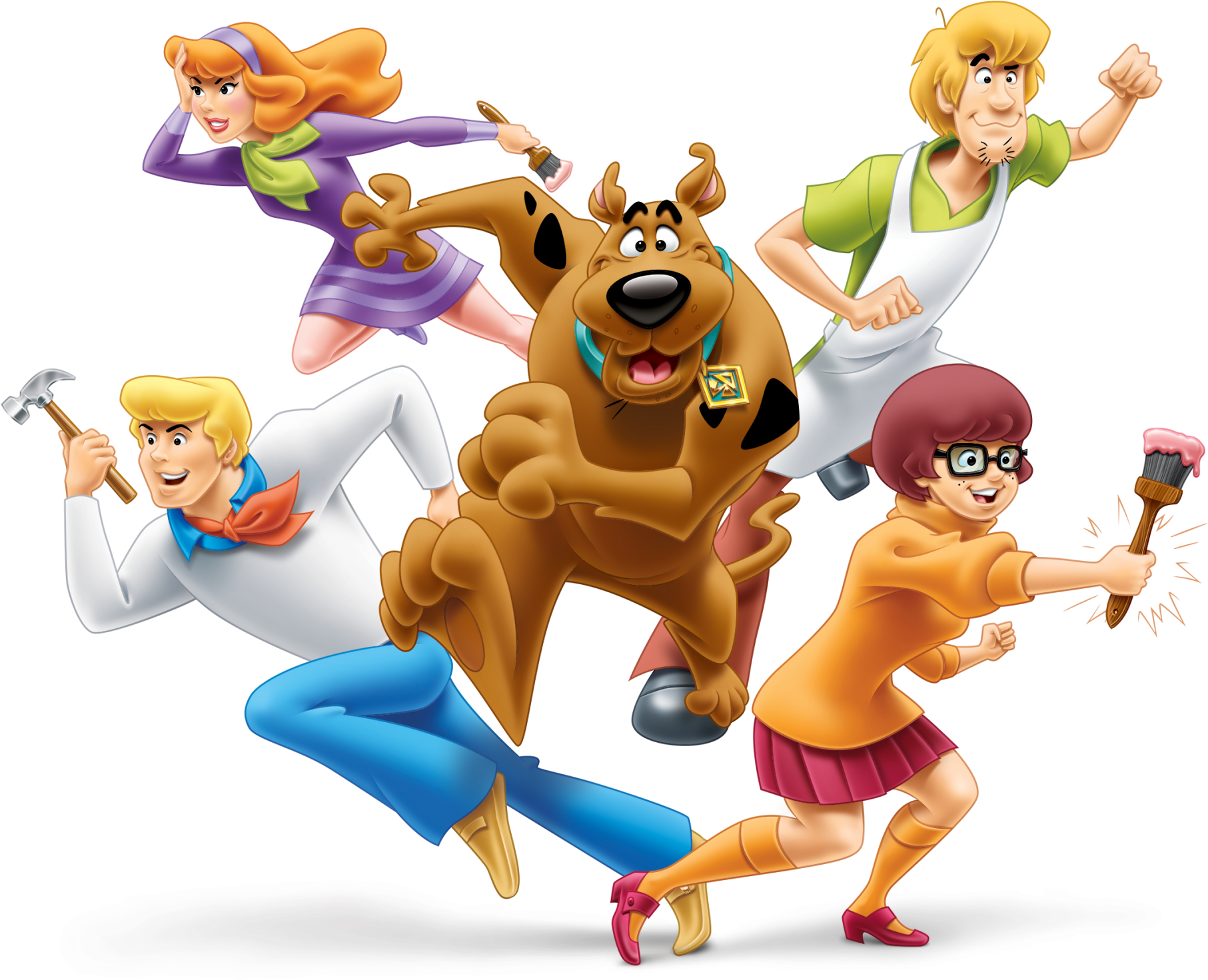Mystery Solving Animated Team PNG image