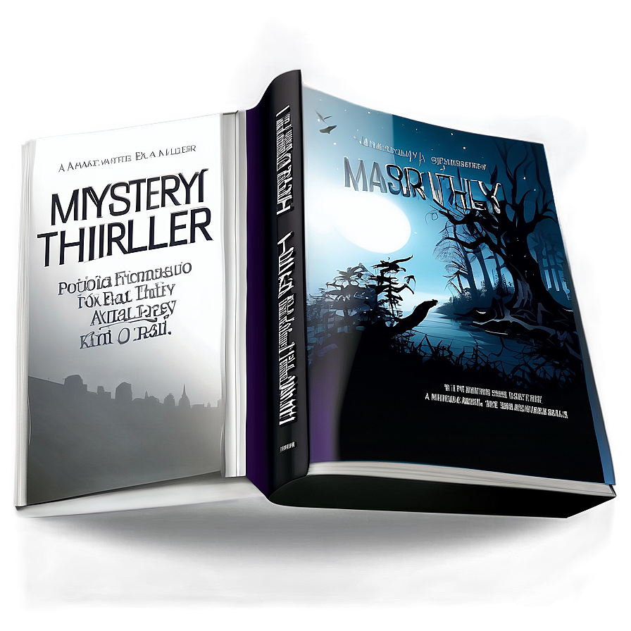 Mystery Thriller Book Jacket Png 94 PNG image