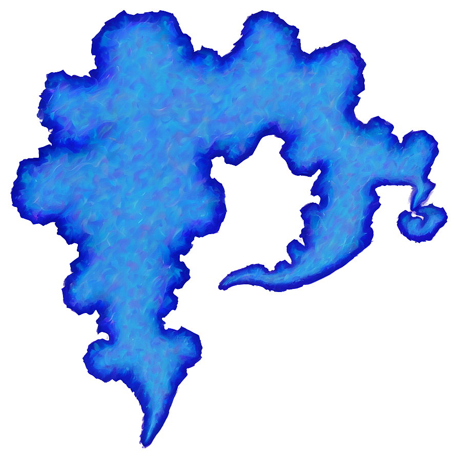 Mystic Blue Smoke Png 71 PNG image