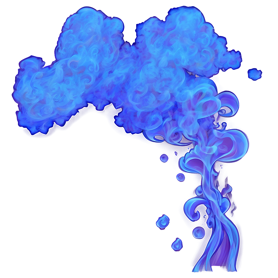 Mystic Blue Smoke Png Een99 PNG image