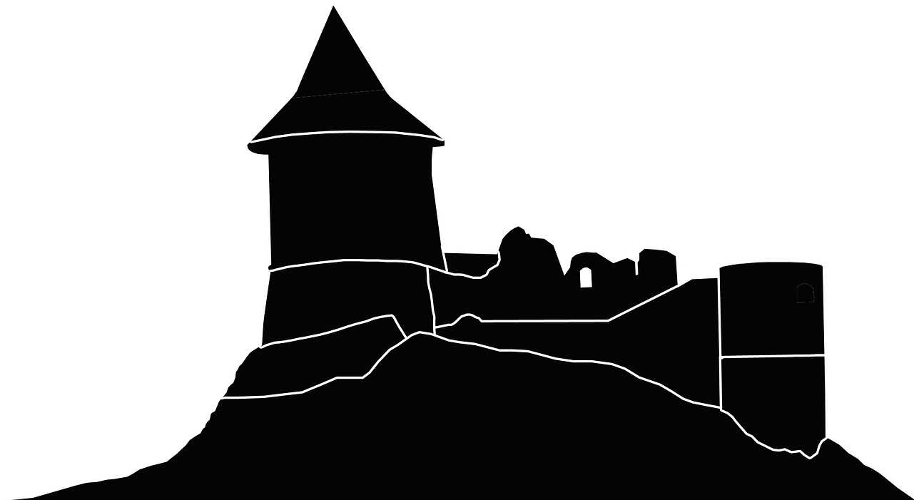 Mystic_ Castle_ Silhouette PNG image