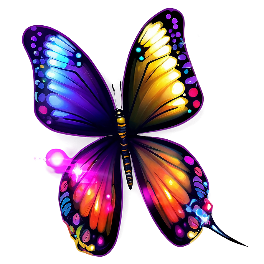Mystic Firefly Butterfly Png 06272024 PNG image