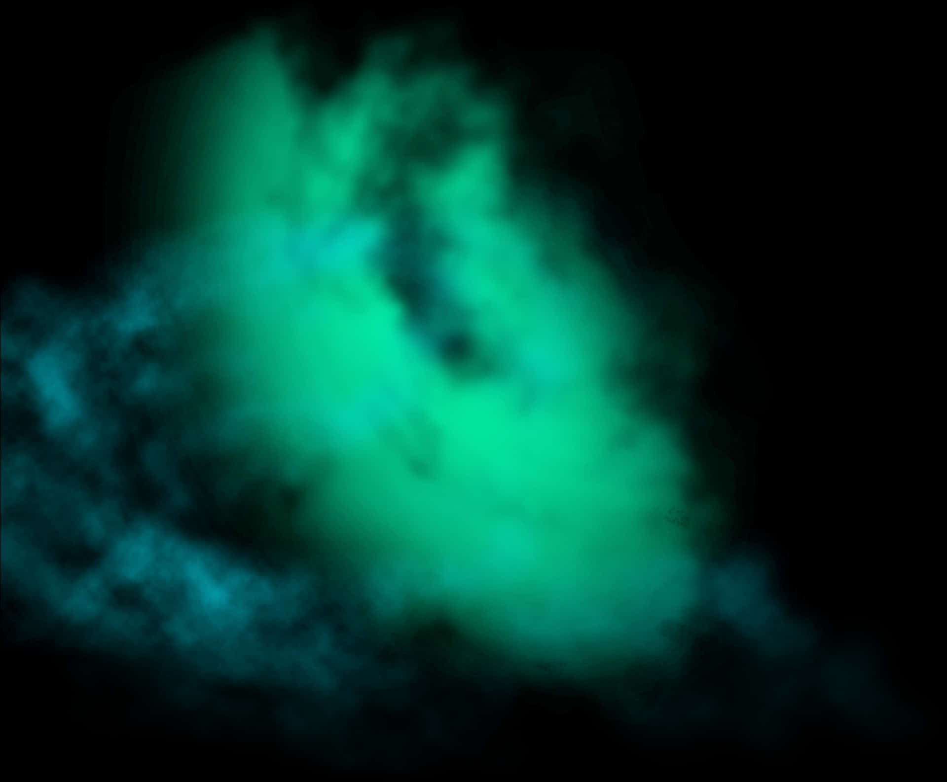 Mystic_ Green_ Fog_ Abstract PNG image