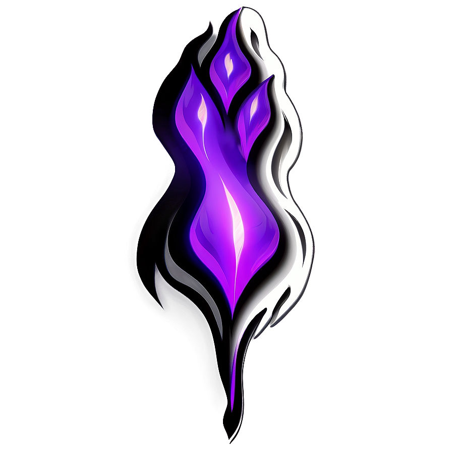 Mystic Purple Flame Png 61 PNG image