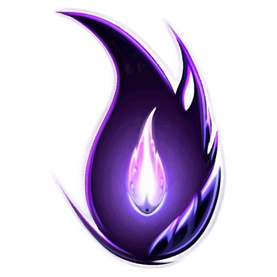 Mystic Purple Flame Png Qeu PNG image