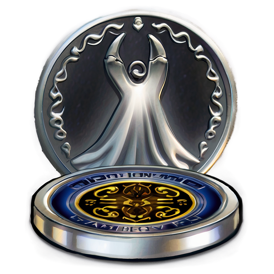 Mystic Silver Coin Image Png 96 PNG image