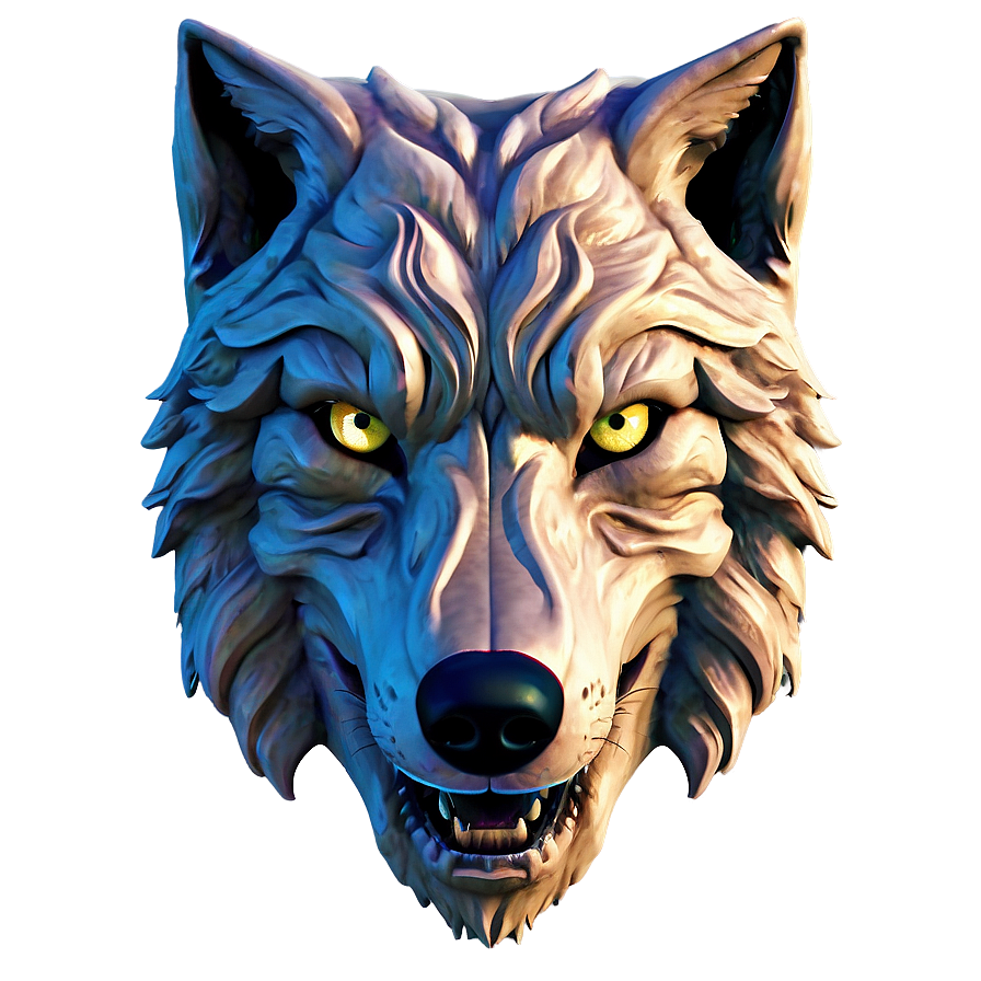 Mystic Wolf Face Symbol Png Jcj51 PNG image