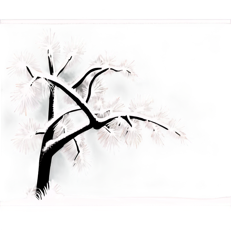 Mystical Black And White Tree Drawing Png Oaq78 PNG image