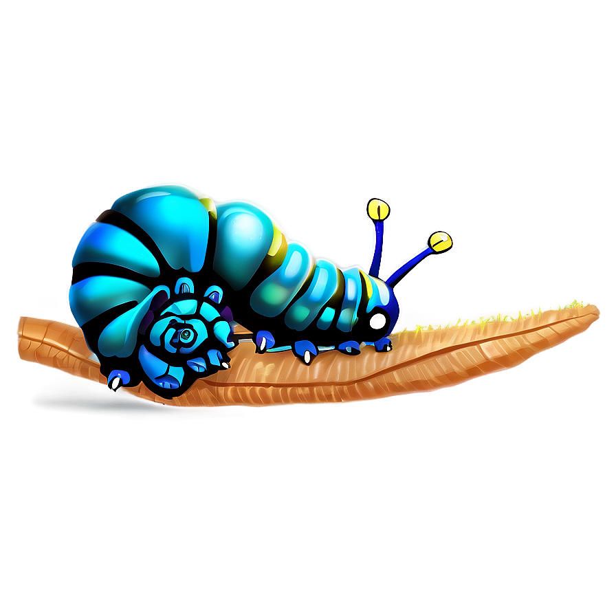 Mystical Caterpillar Fantasy Png 45 PNG image