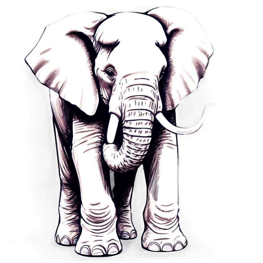 Mystical Elephant Fantasy Art Png 05032024 PNG image