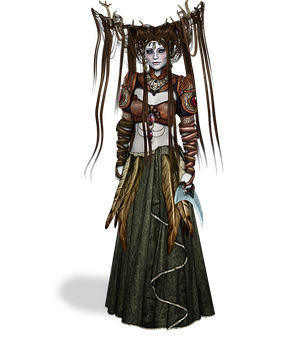 Mystical_ Elf_ Warrior PNG image