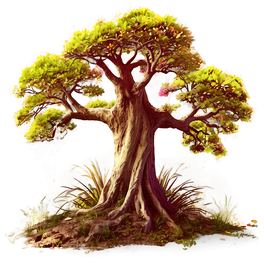 Mystical Fairy Trees Png 05042024 PNG image